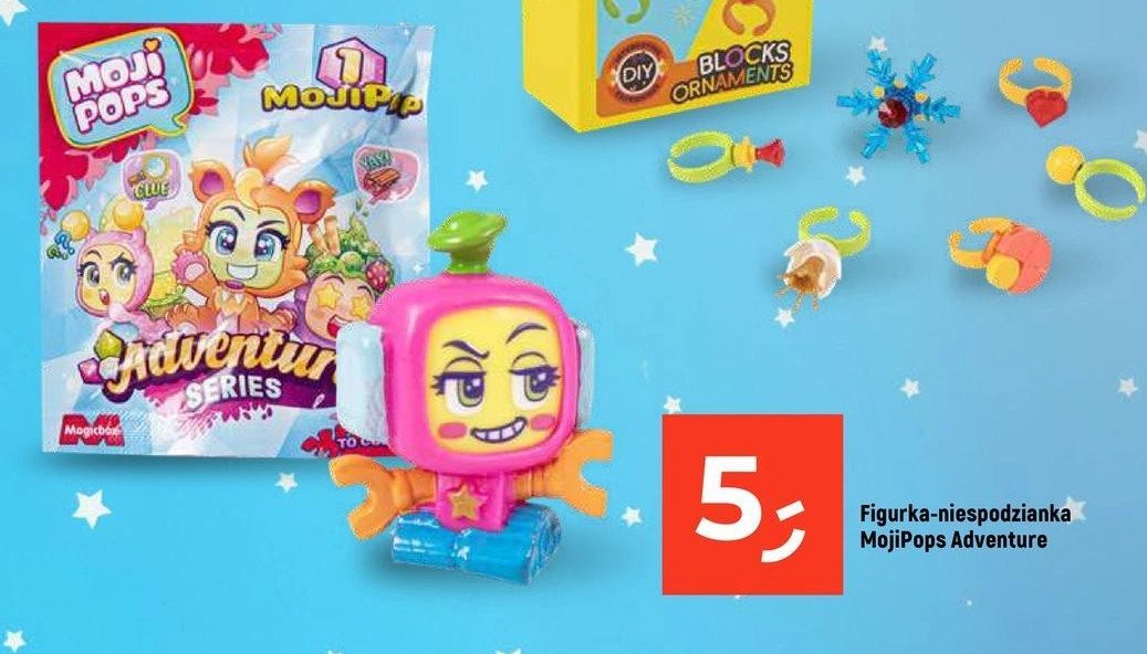 Saszetka z figurką Moji pops promocja w Dealz