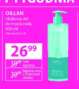 Żel olejkowy do mycia ciała Oillan promocja