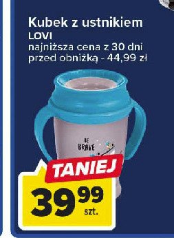 Kubek niekapek 210 ml niebieski Lovi promocja