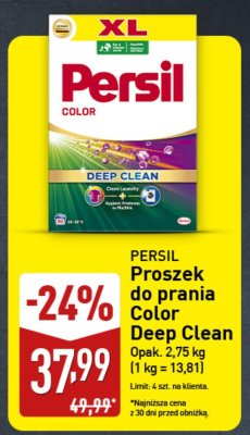 Proszek do prania Persil Color Deep Clean promocja w Aldi