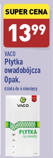Płytka owadobójcza Vaco promocja