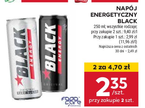 Nap贸j energetyczny classic Black energy promocja