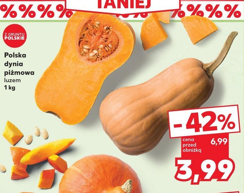 Dynia piżmowa polska promocja w Kaufland