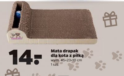 Mata drapak dla kota z piłką 45 x 23 x 10 cm promocja