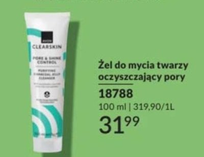 Żel do mycia twarzy oczyszczający pory promocja w AVON
