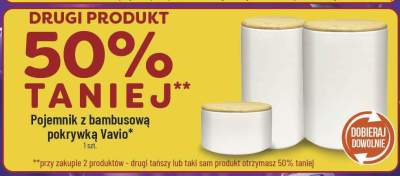 Pojemnik z bambusową pokrywką Vavio promocja w POLOmarket