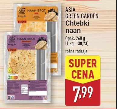 Chleb naan brot z przyprawą tandoori Asia green garden promocja