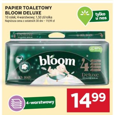 Papier toaletowy Bloom Deluxe promocja w Stokrotka