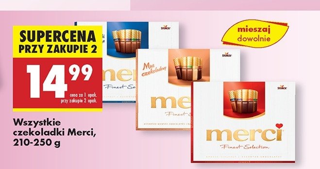 Bombonierka br膮zowa Storck merci promocja