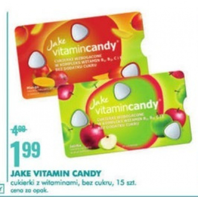 Cukierki jabłkowe Jake vitamincandy promocja