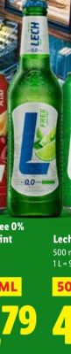 Piwo bezalkoholowe Lech Free 0% Lime Mint 330 ml promocja w Lidl