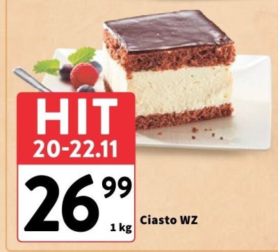 Ciasto WZ promocja w Intermarche