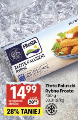 Paluszki rybne Złote Paluszki Frosta promocja w Delikatesy Centrum