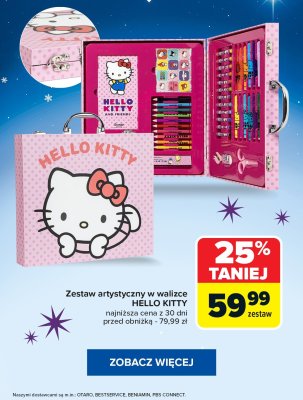 Zestaw artystyczny w walizce  promocja w Carrefour
