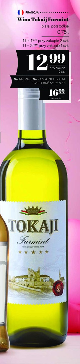 Wino Tokaji furmint promocja w POLOmarket