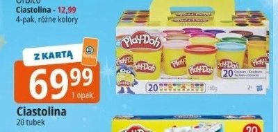 Zabawka Play-Doh Ciastolina 20 tubek promocja w Leclerc