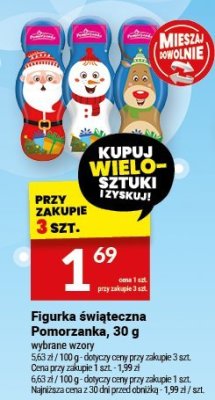 Figurka świąteczna Pom-rzanka, 30 g promocja w Twój Market