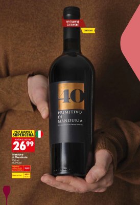 Wino Primitivo di Manduria promocja w Biedronka