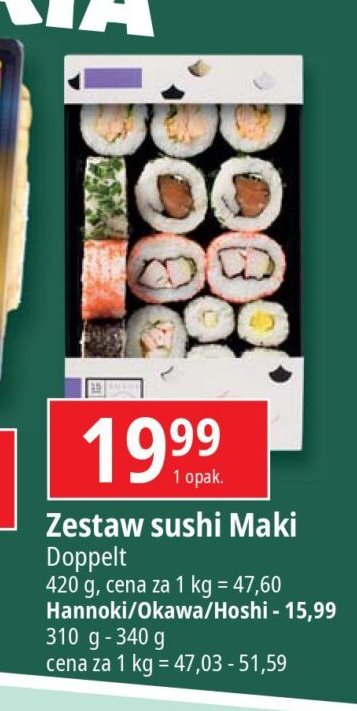 Sushi hannoki Sushi tokyo promocja