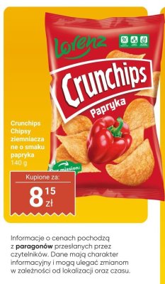 Chipsy paprykowe Lay's max karbowane promocja w Biedronka
