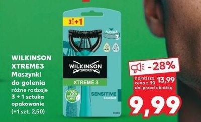 Maszynka do golenia Wilkinson xtreme 3 sensitive promocja