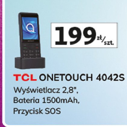 Smartfon onetouch 4042s Tcl promocja w Auchan