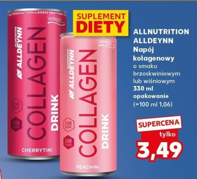 Napój kolagenowy smaku brzoskwiniowym lub wiśniowym promocja w Kaufland