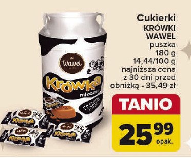 Cukierki Wawel krówkowy promocja w Carrefour