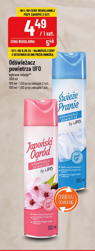 Odświeżacz powietrza japoński ogród Ufo promocja