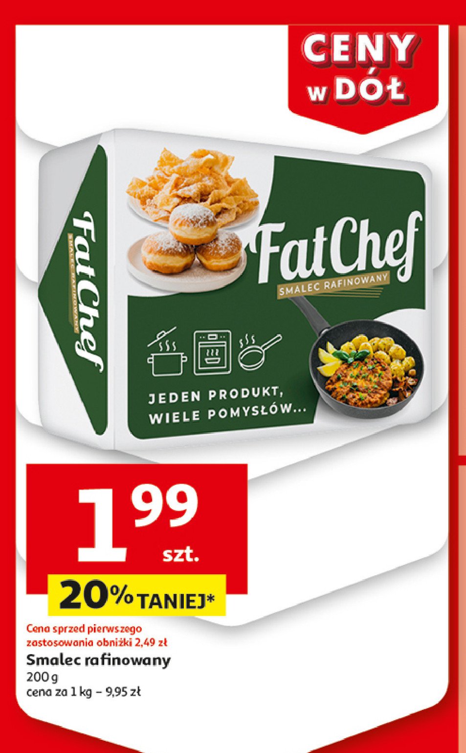 Smalec rafinowany FAT CHEF promocja