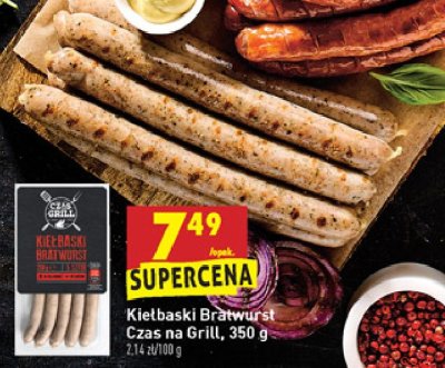 Kiełbaski bratwurst Czas na grill promocja
