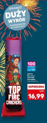 Wyrzutnia TOP FIRE CRACKERS promocja w Kaufland