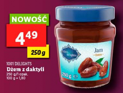 Dżem z daktyli 1001 delights promocja