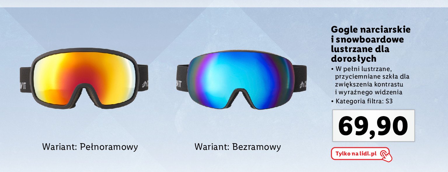 Gogle narciarskie promocja