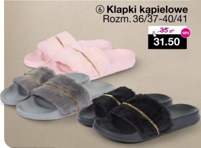 Klapki kąpielowe promocja w Woolworth