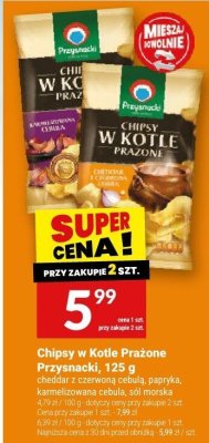Chipsy w Kotle Prażone Przysnacki, 125 g promocja w Twój Market
