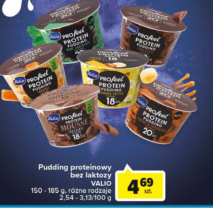 Pudding proteinowy miętowo-czekoladowy Valio promocja