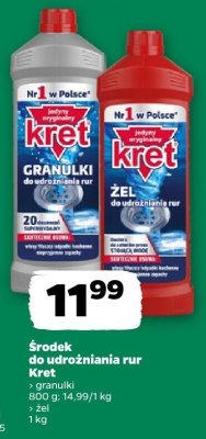 Żel do udrażniania rur promocja w Netto