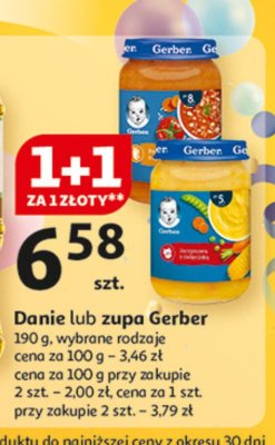 Zupka pomidorowa z ryżem i indykiem Gerber promocja