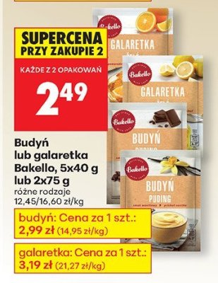 Galaretka różne rodzaje promocja w Biedronka