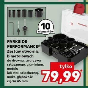 Zestaw otwornic bimetalowych Parkside promocja