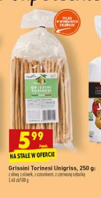 Paluszki z czerwon膮 cebulk膮 Ital d'oro grissini torinesi promocja