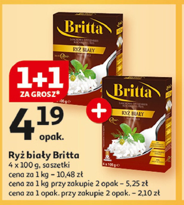 Ryż biały BRITTA promocja