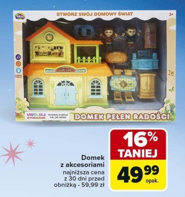 Domek z akcesoriami promocja w Carrefour