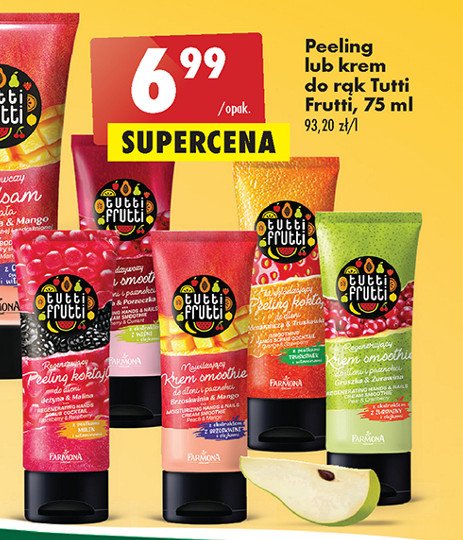 Peeling do rąk jeżyna & malina Farmona tutti frutti promocja