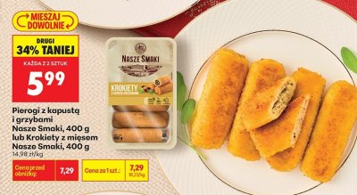 Krokiety z mięsem 400 g promocja w Biedronka