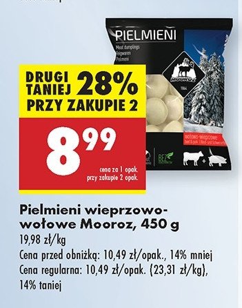 Pielmieni wo艂owo-wieprzowe Mooroz promocja