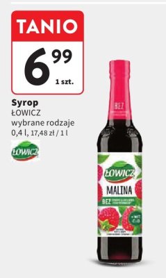 Syrop wybrane rodzaje Łowicz promocja w Intermarche