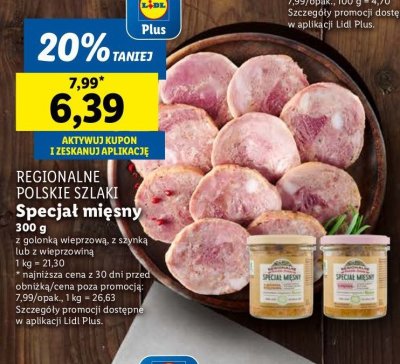 Specjał mięsny z golonką wieprzową REGIONALNE SZLAKI promocja