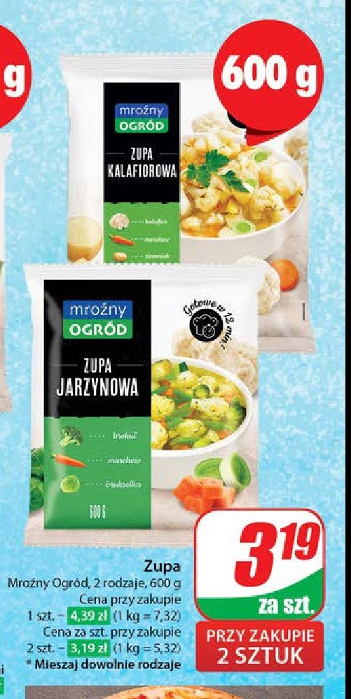 Zupa jarzynowa promocja w Dino